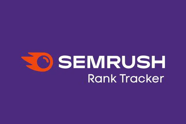 SEMrush Rank Tracker logo on a bold purple background. 7️⃣