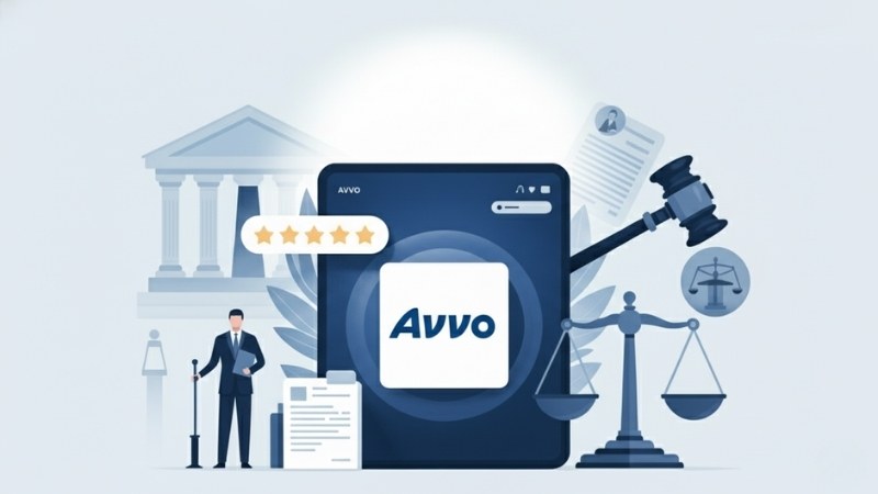 Avvo rating platform showing lawyer reviews and legal services