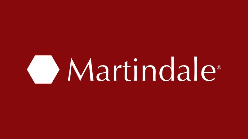 “Martindale” logo on a dark red background.