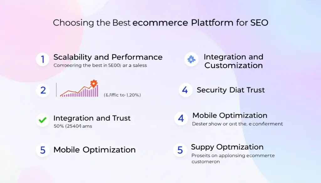 A checklist for choosing the best ecommerce platform for SEO.